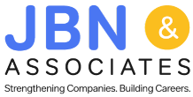 JBN & Associates blue and yellow logo - Strengthening Companies. Building Careers